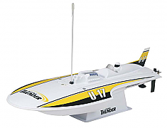 Round Nose Hydroplane Remote Control Boat - AquaCraft Mini Thunder